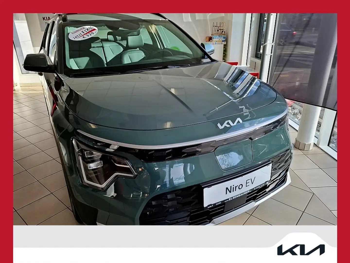 Kia e-Niro Niro EV Long Range 64kWh Silber Aut. Grün - 1