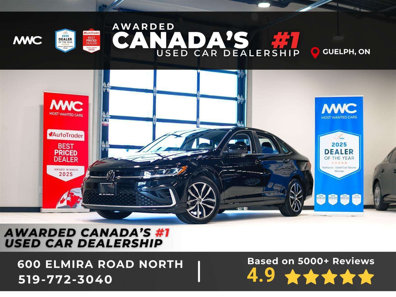 2025 Volkswagen Jetta COMFORTLINE | PUSH BUTTON | BLIND SPOT | NO ACCIDE