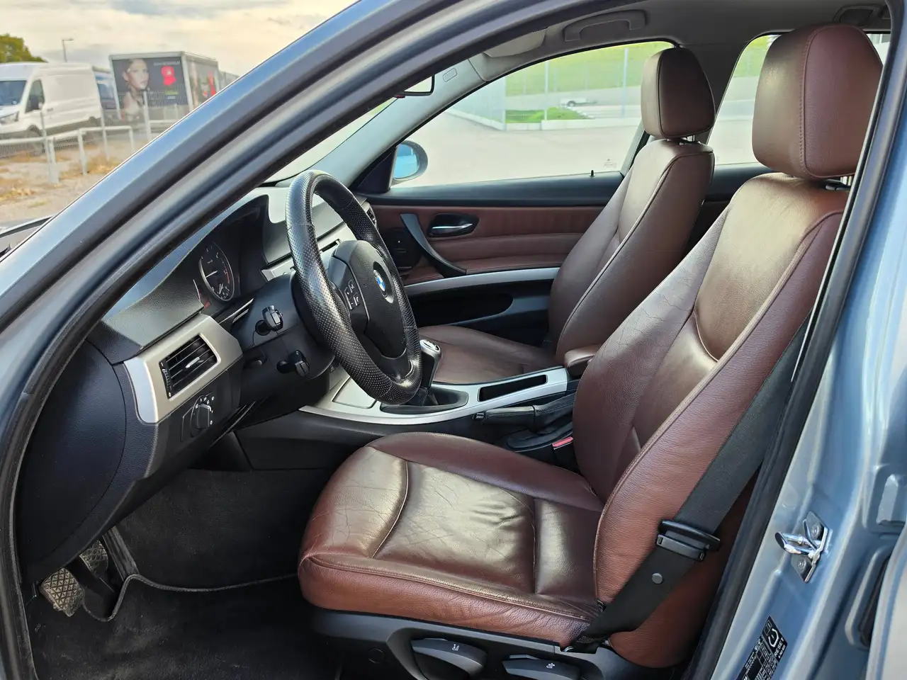 BMW 320 d Braun Leder – Bild 10