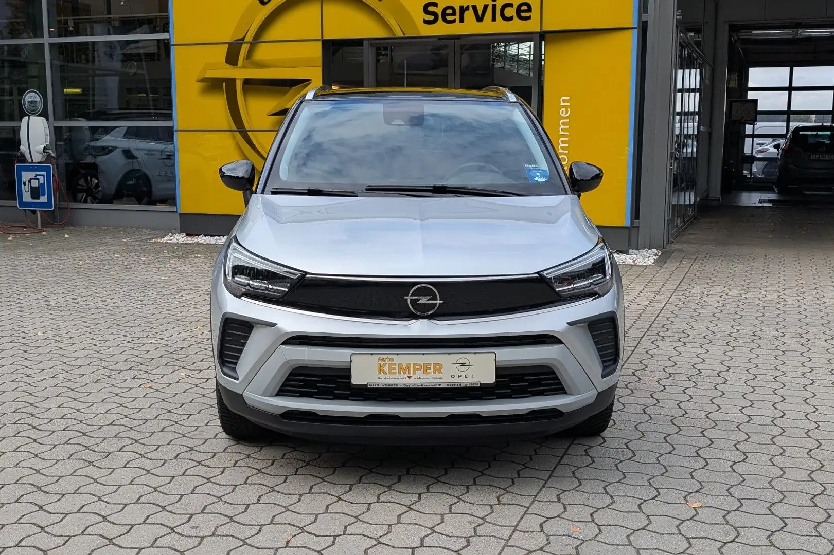 Opel Crossland X Crossland 1.2 Turbo Elegance Autom. *AHK*Navi* Silber - 2