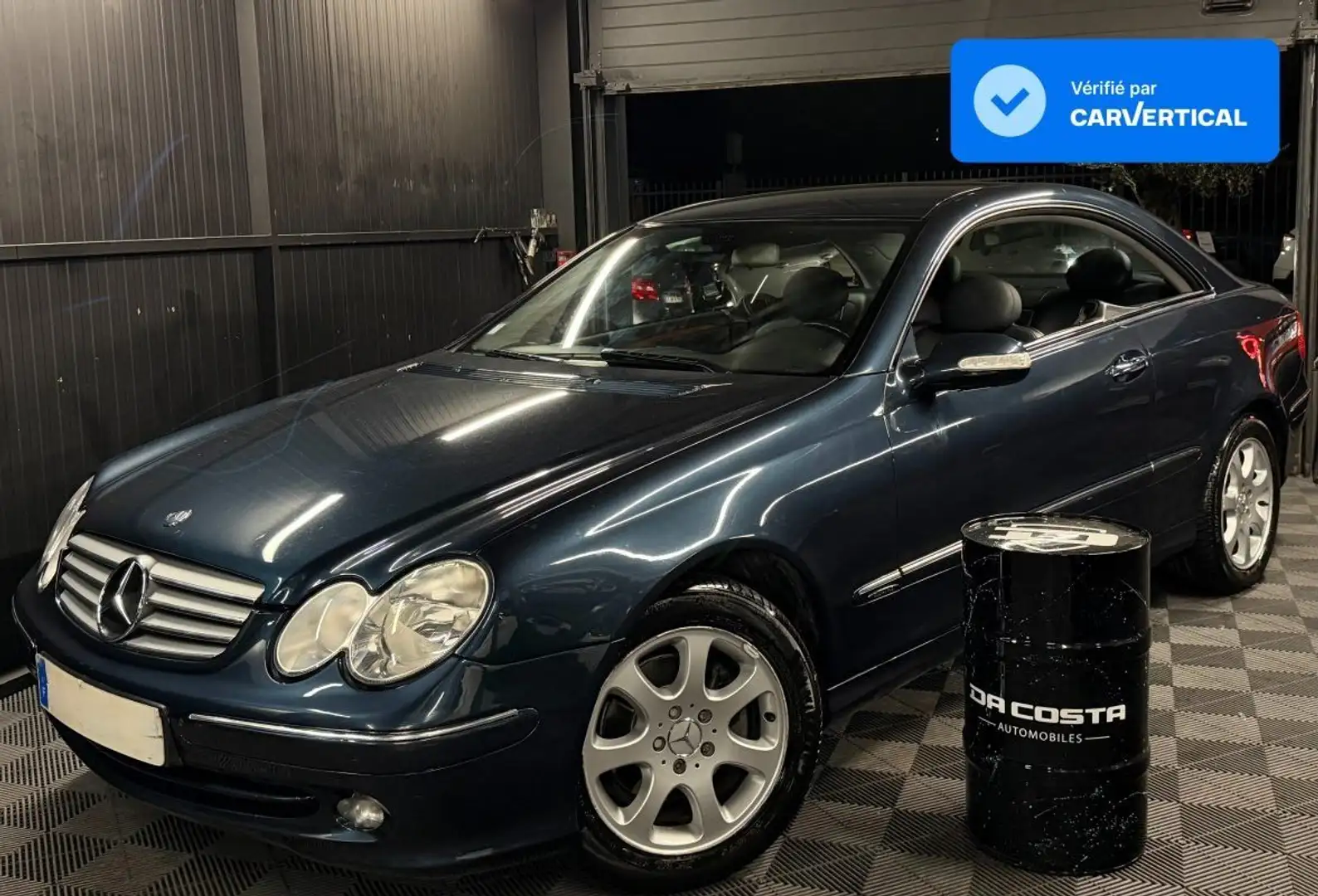 Mercedes-Benz CLK II COUPE ELEGANGE 200 KOMPRESSOR 1.8 163 Cv BOITE AUTO 59 100 Kms - GARANTIE 1 AN Azul - 1