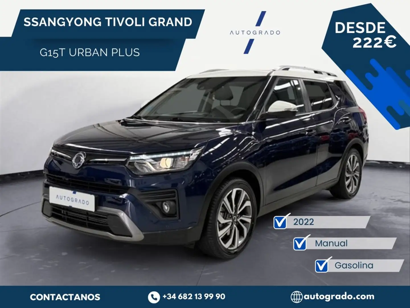 SsangYong Tivoli G15T Urban Plus Blau - 1