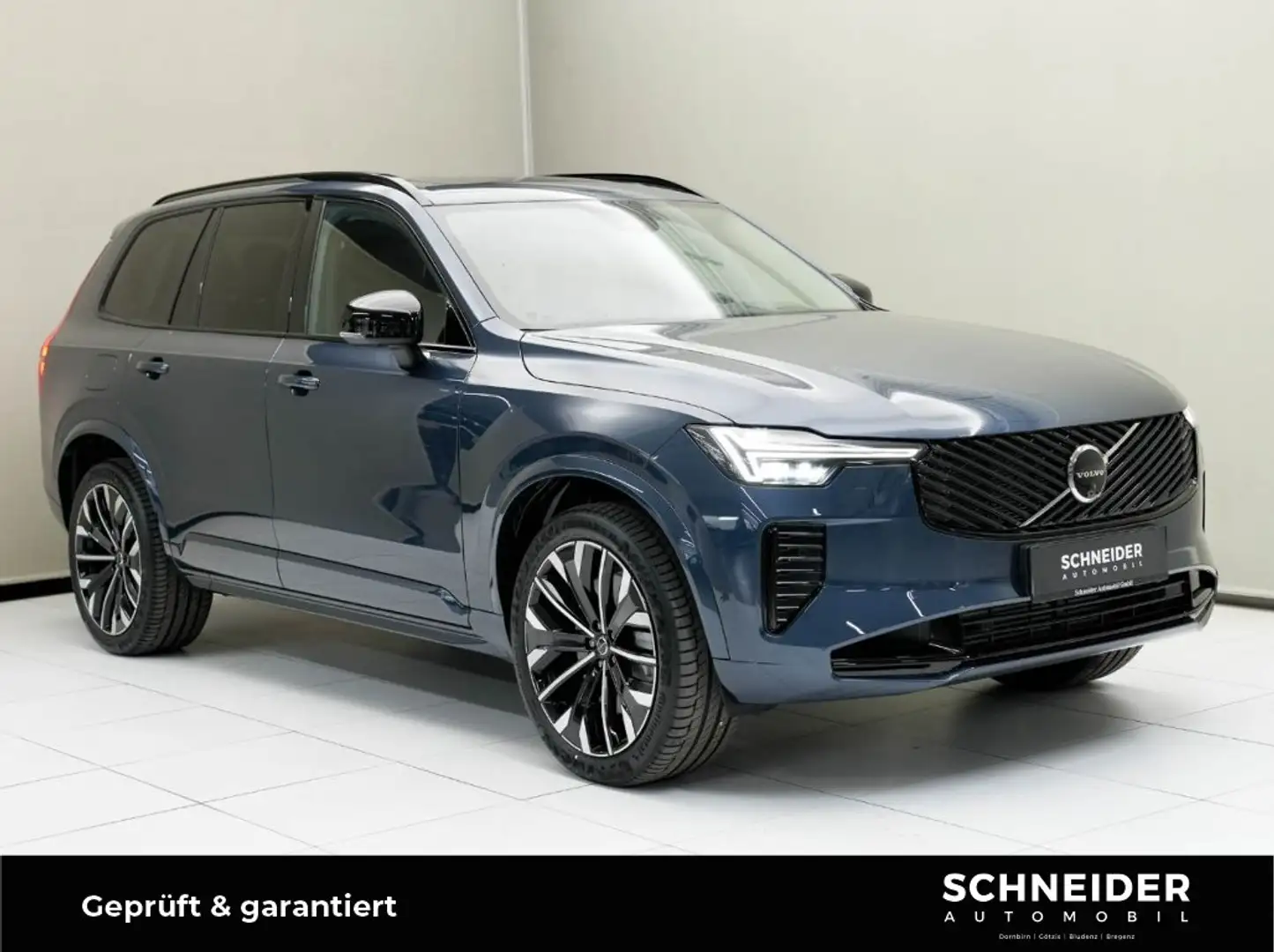 Volvo XC90 Plus, T8 Plug-in Hybrid, Elektrisch/Benzin, Dark, Blau - 1