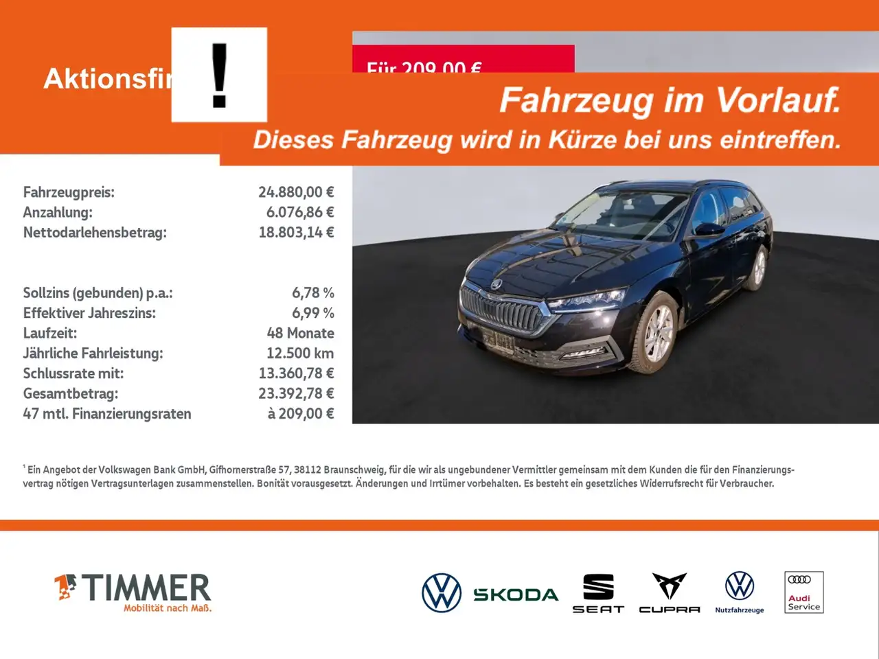 Skoda Octavia Combi 1.5 eTSI DSG CLEVER +LED +RKAM +CARPLAY +SH — миниатюра 1