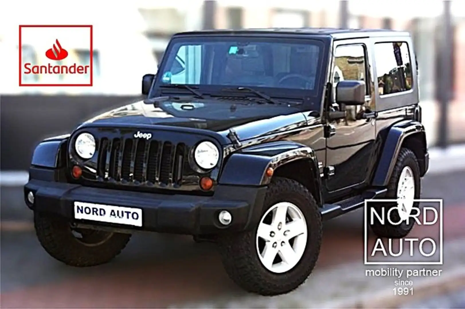 Jeep Wrangler 2.8 CRD 4x4 Sahara Autom. Klima/Navi(Ahk Schwarz - 1