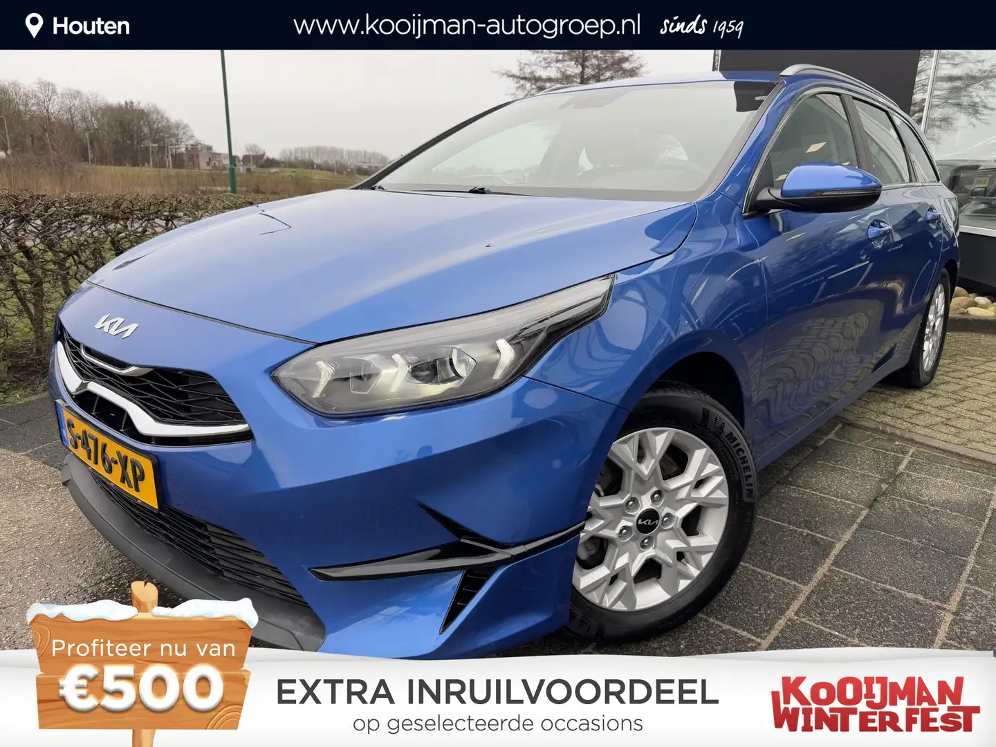 Kia Ceed SW / cee'd SW Sportswagon 1.5 T-GDi DynamicLine , Afneembare tre Bleu - 1