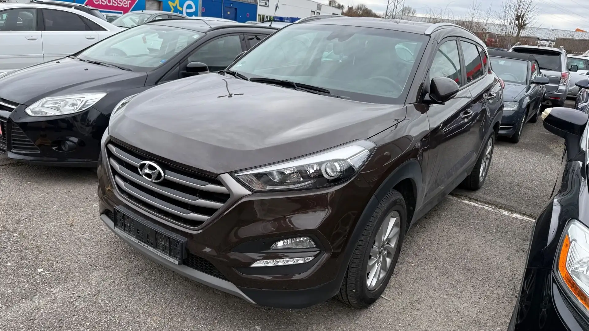 Hyundai TUCSON Advantage 4WD, Euro 6, 88.000 KM,AHK,Navi Braun - 1