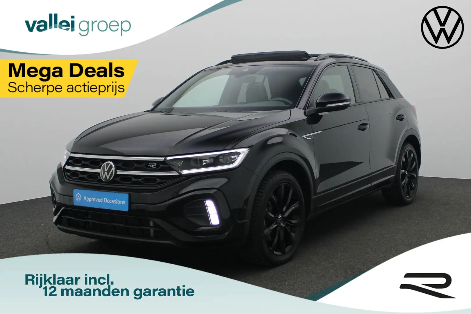 Volkswagen T-Roc 2.0 TSI 190 pk DSG 4Motion R-Line | Panoramadak | Negro - 1