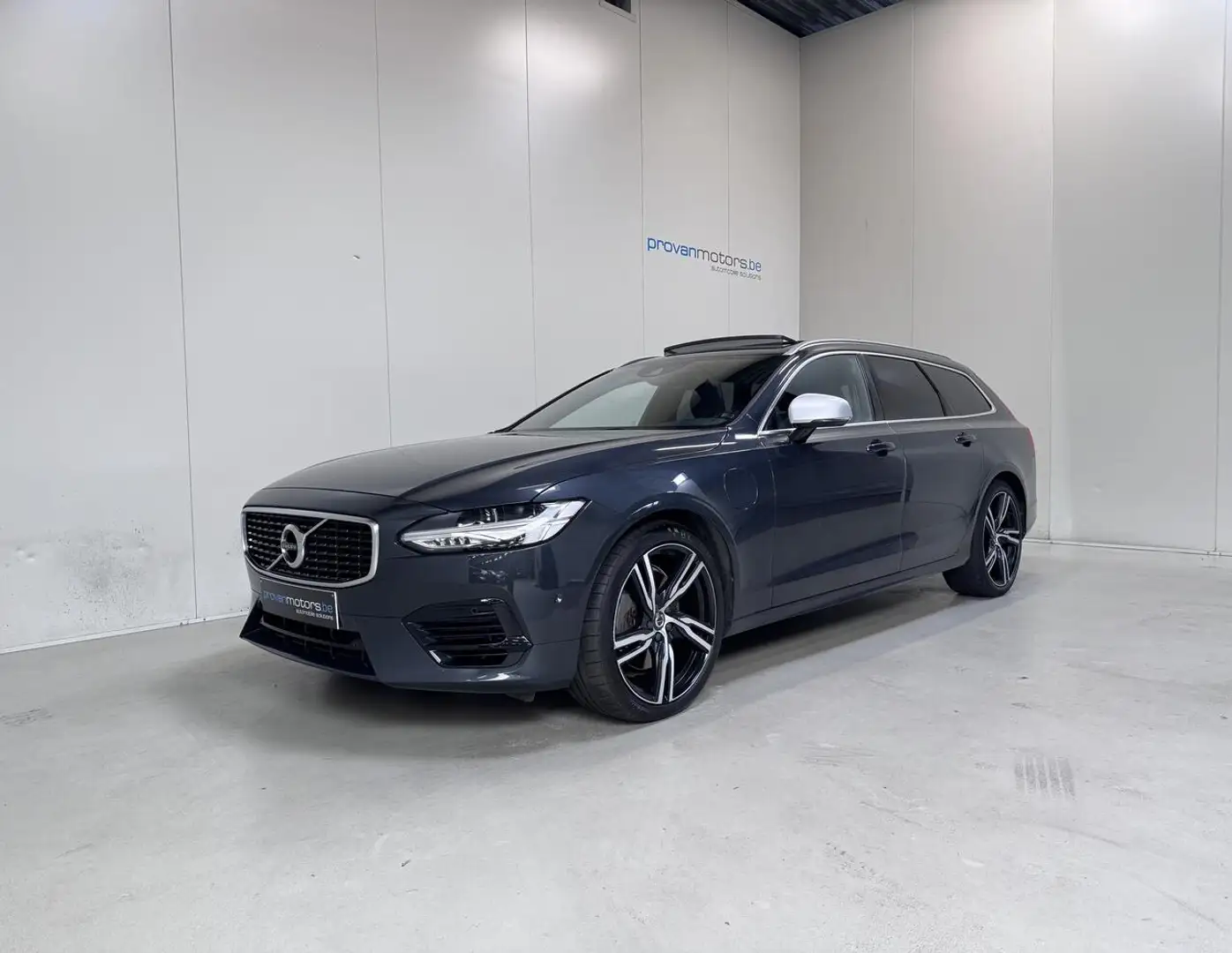 Volvo V90 2.0 T8 Twin Engine Hybrid - R Design - Pano - T... Gris - 1