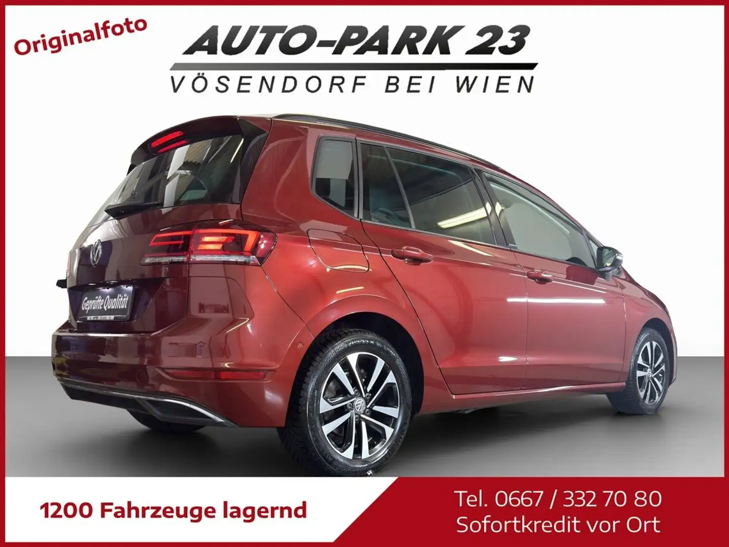 Volkswagen Golf Sportsvan **TSI IQ.DRIVE**ORGINAL 27.000KM**MOD2020 Rot - 2