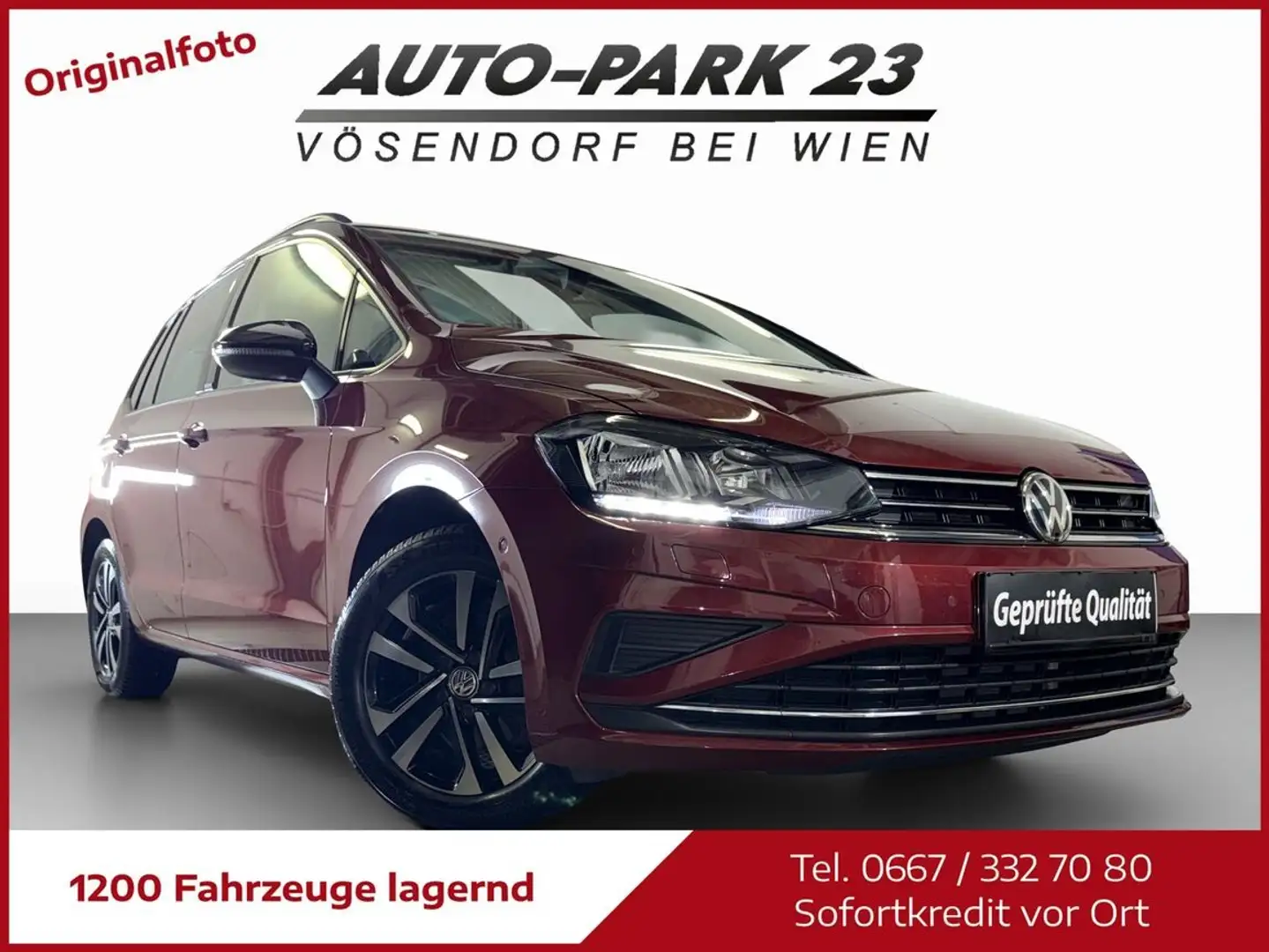 Volkswagen Golf Sportsvan **TSI IQ.DRIVE**ORGINAL 27.000KM**MOD2020 Rot - 1