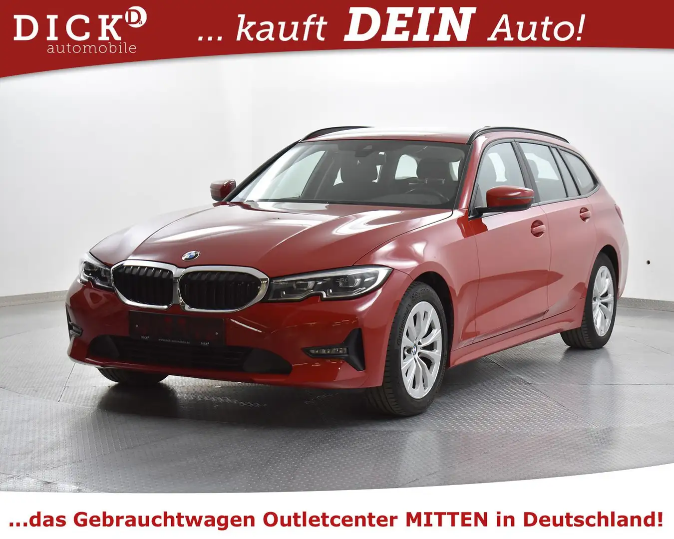 BMW 320 d Advantage NAVI PLUS+LED+SHZ+HIFI+AHK+TEMP+M Rouge - 2