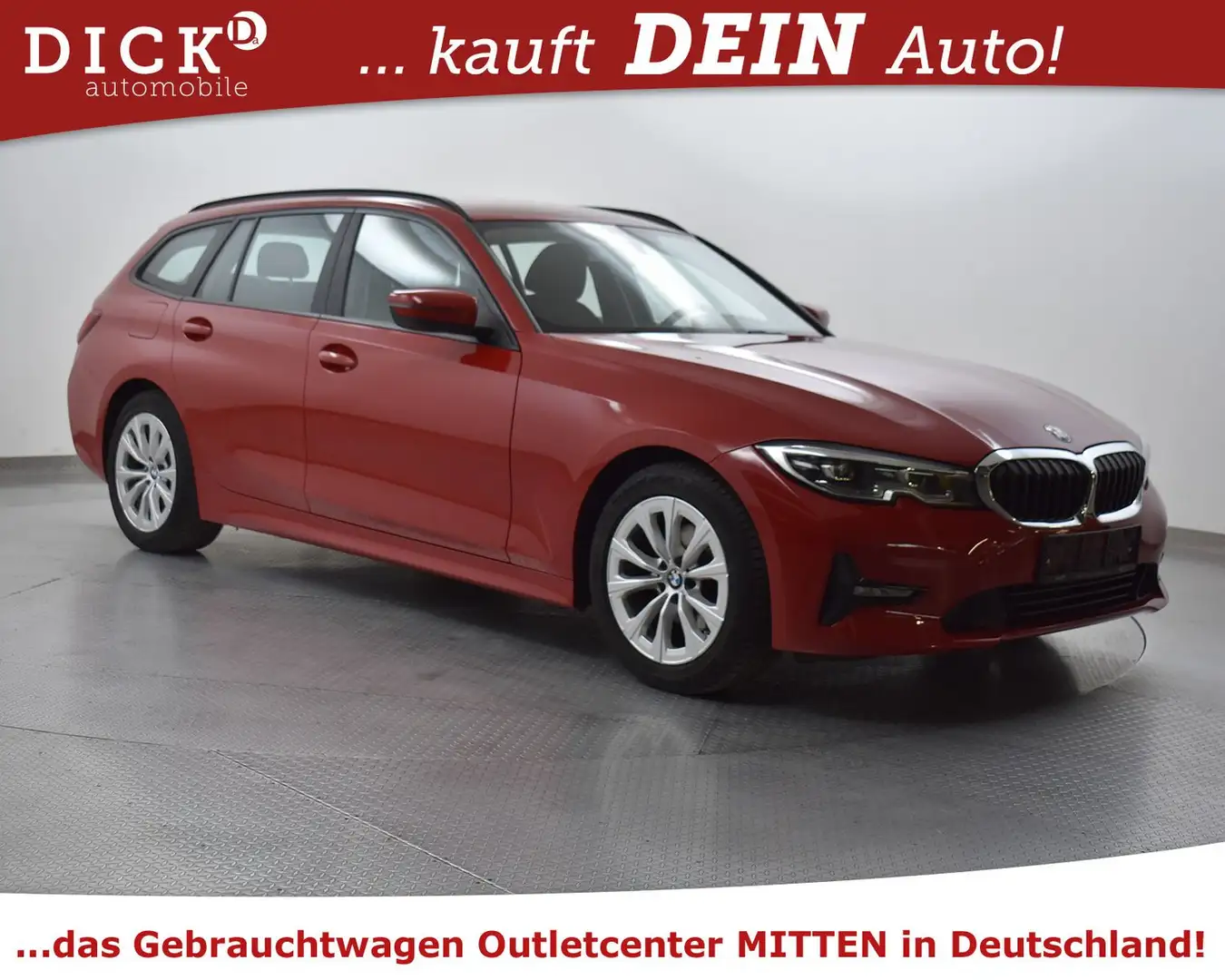 BMW 320 d Advantage NAVI PLUS+LED+SHZ+HIFI+AHK+TEMP+M Rouge - 1