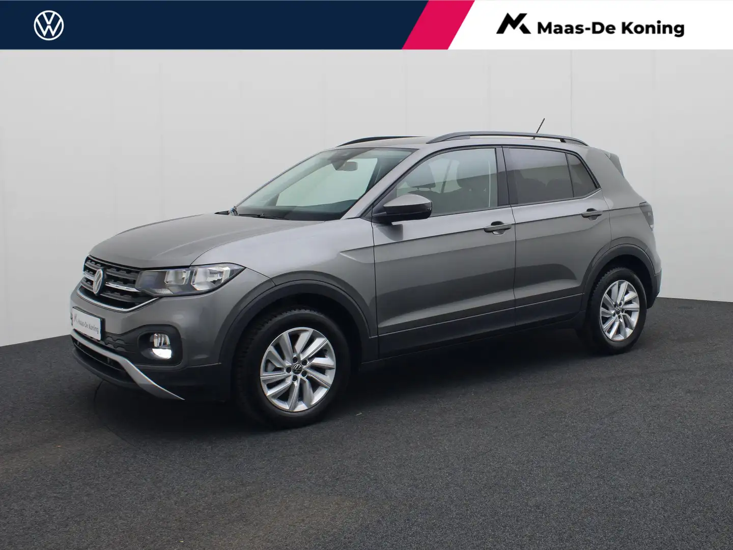 Volkswagen T-Cross 1.0TSI/95PK Life · Navigatie · Parkeersensoren · C Grijs - 1