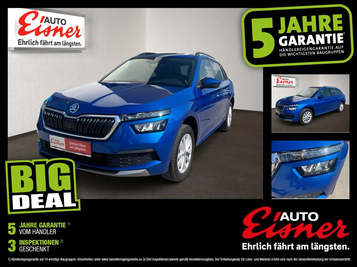 Skoda Kamiq 1.0 TSI AMBITION Top Zustand ! Blau - 1