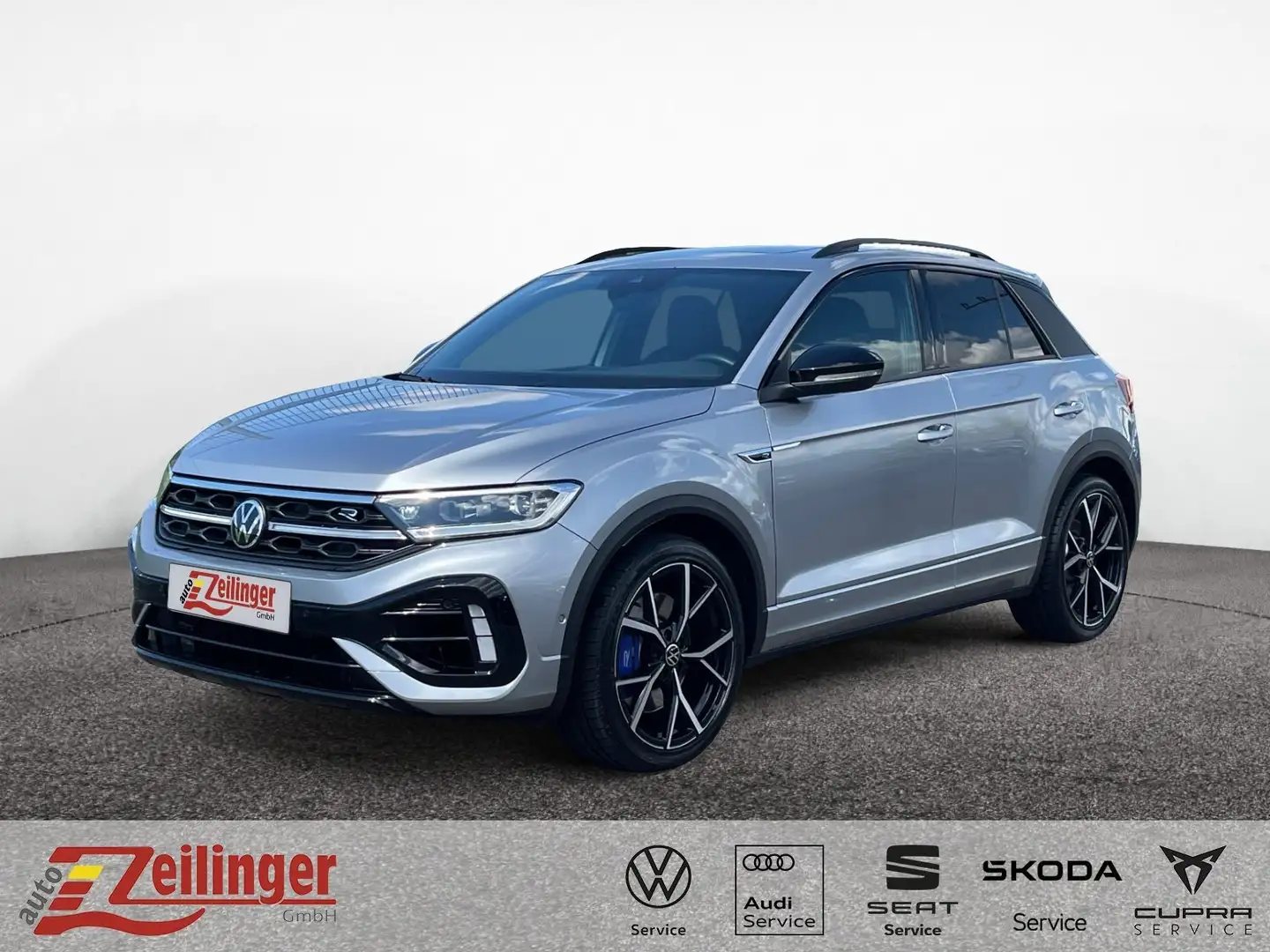 Volkswagen T-Roc R 4Mo. TSI DSG|PANO|AHK|BEATS|BLACK-STYLE Argent - 1