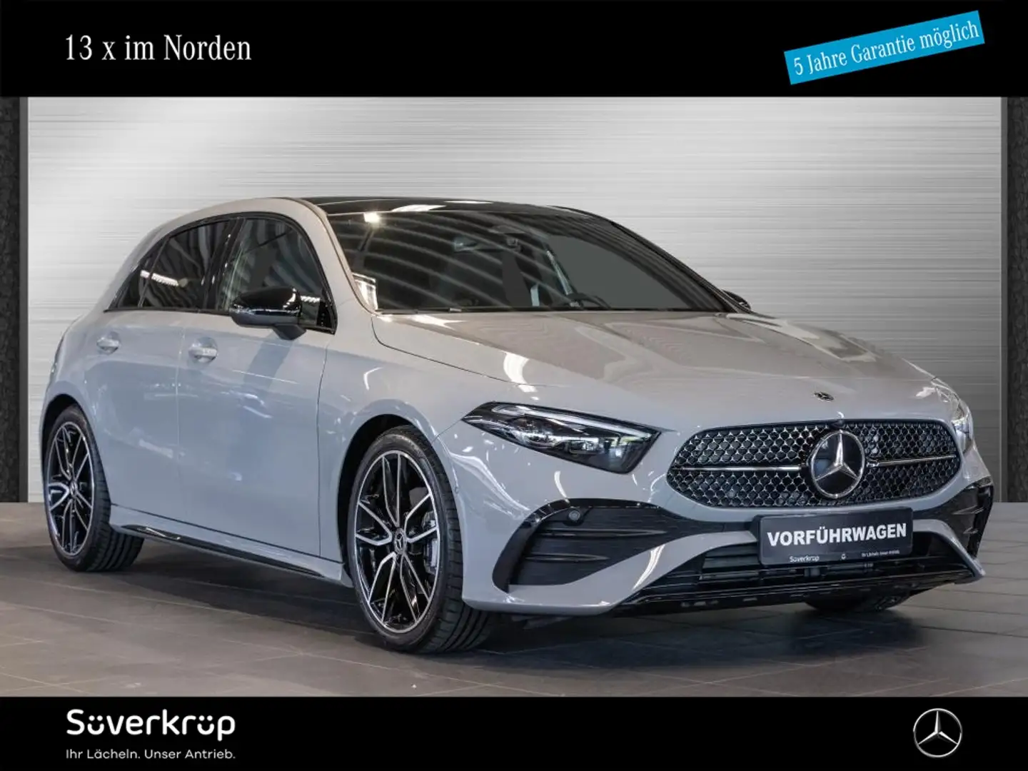 Mercedes-Benz A 200 d Kompakt AMG NIGHT SPUR PANO KAMERA PDC Grau - 1