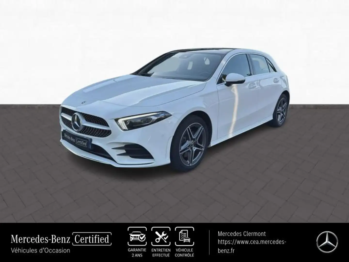 Mercedes-Benz A 250 250 e 160+102ch AMG Line 8G-DCT 8cv Blanc - 1