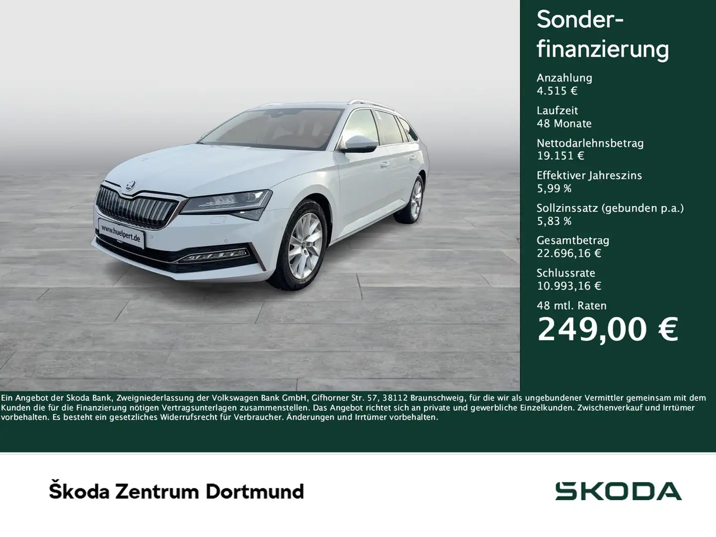 Skoda Superb Combi 1.4 iV STYLE STANDHZ AHK 360CAM ACC Blanc - 1