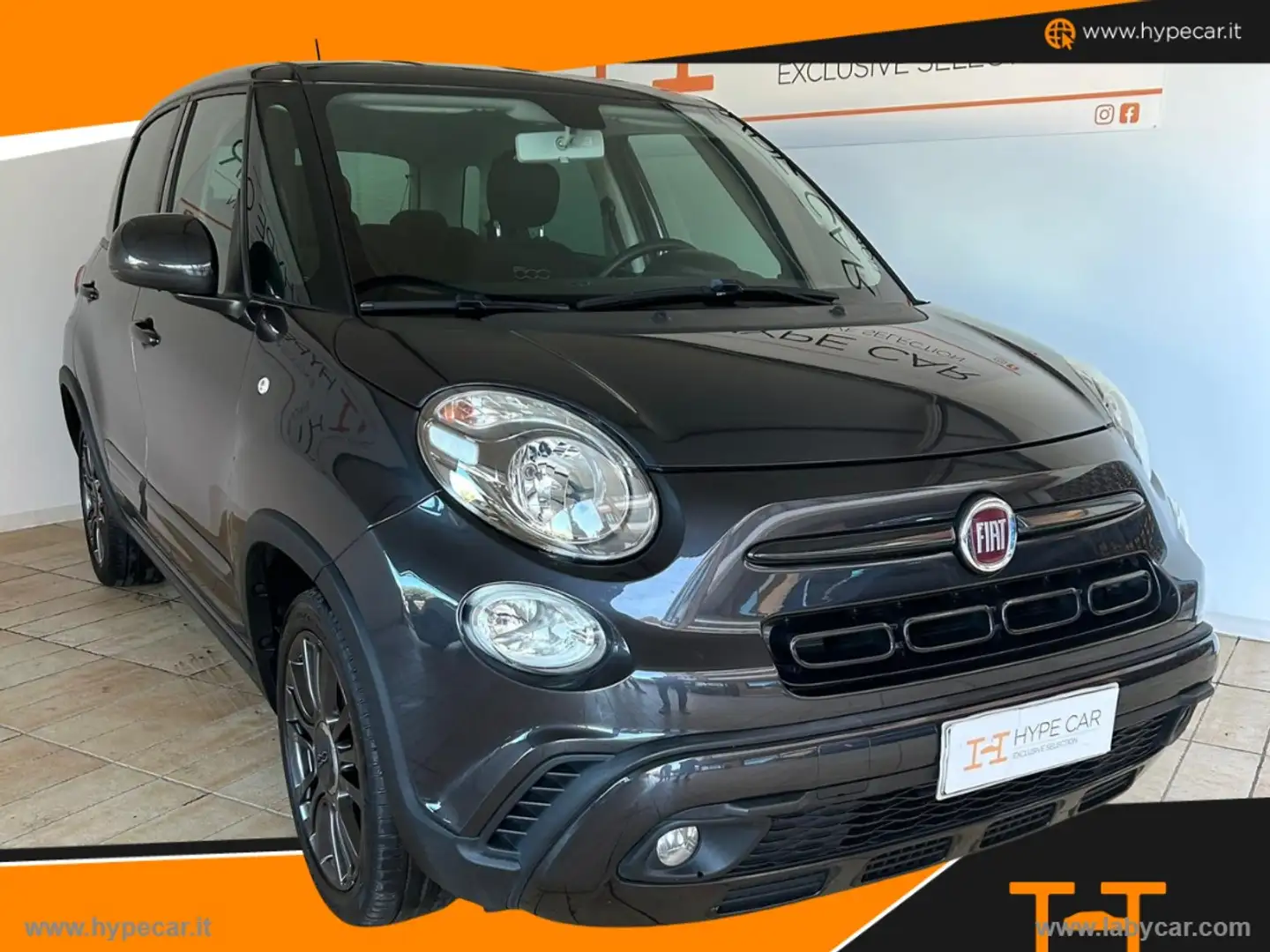 Fiat 500L 1.3 MJT 95 CV Cross Grijs - 1