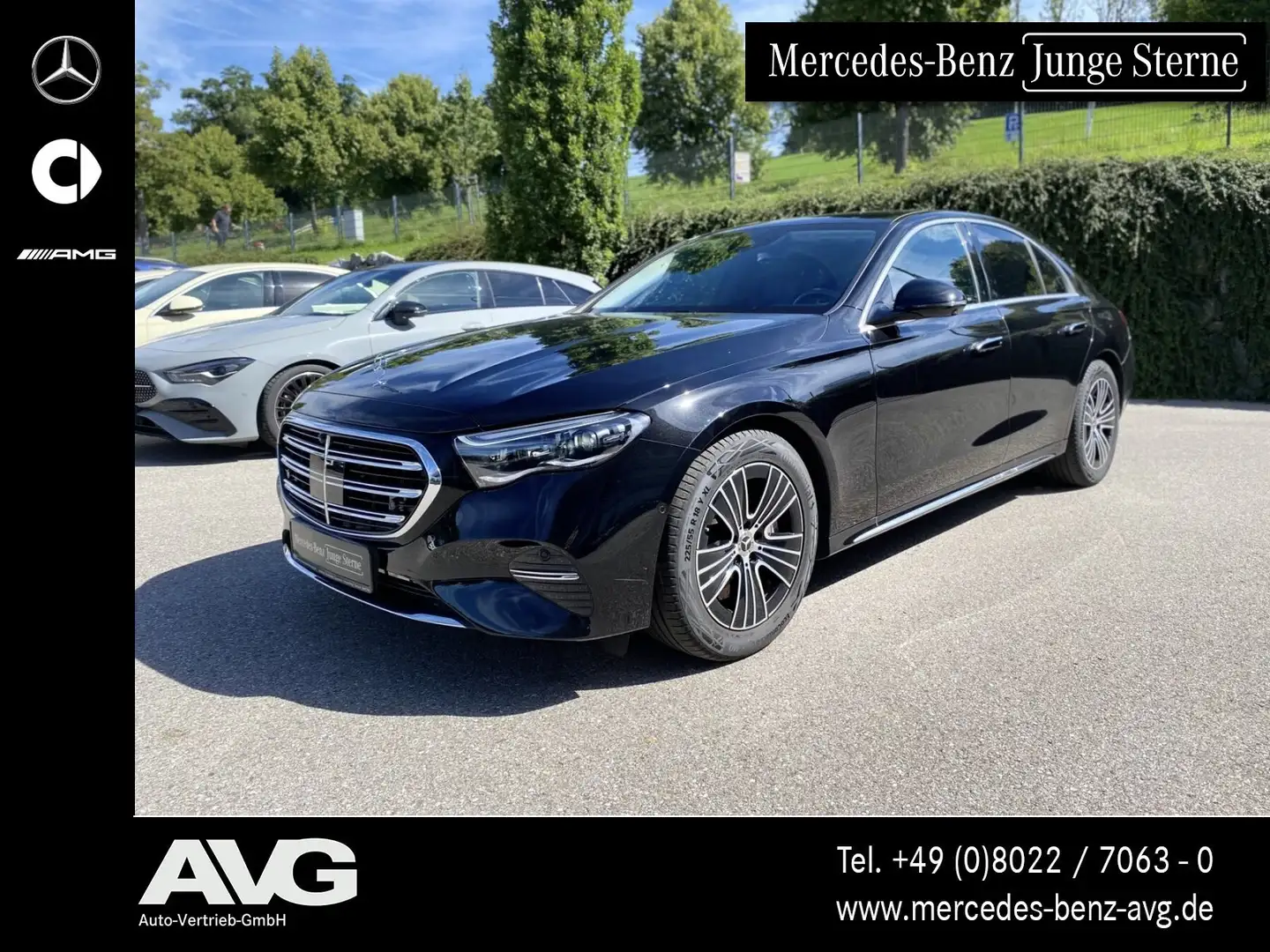 Mercedes-Benz E 220 E 220 d Exclusive-Prem. Pano 360° Burm DigLight Noir - 1