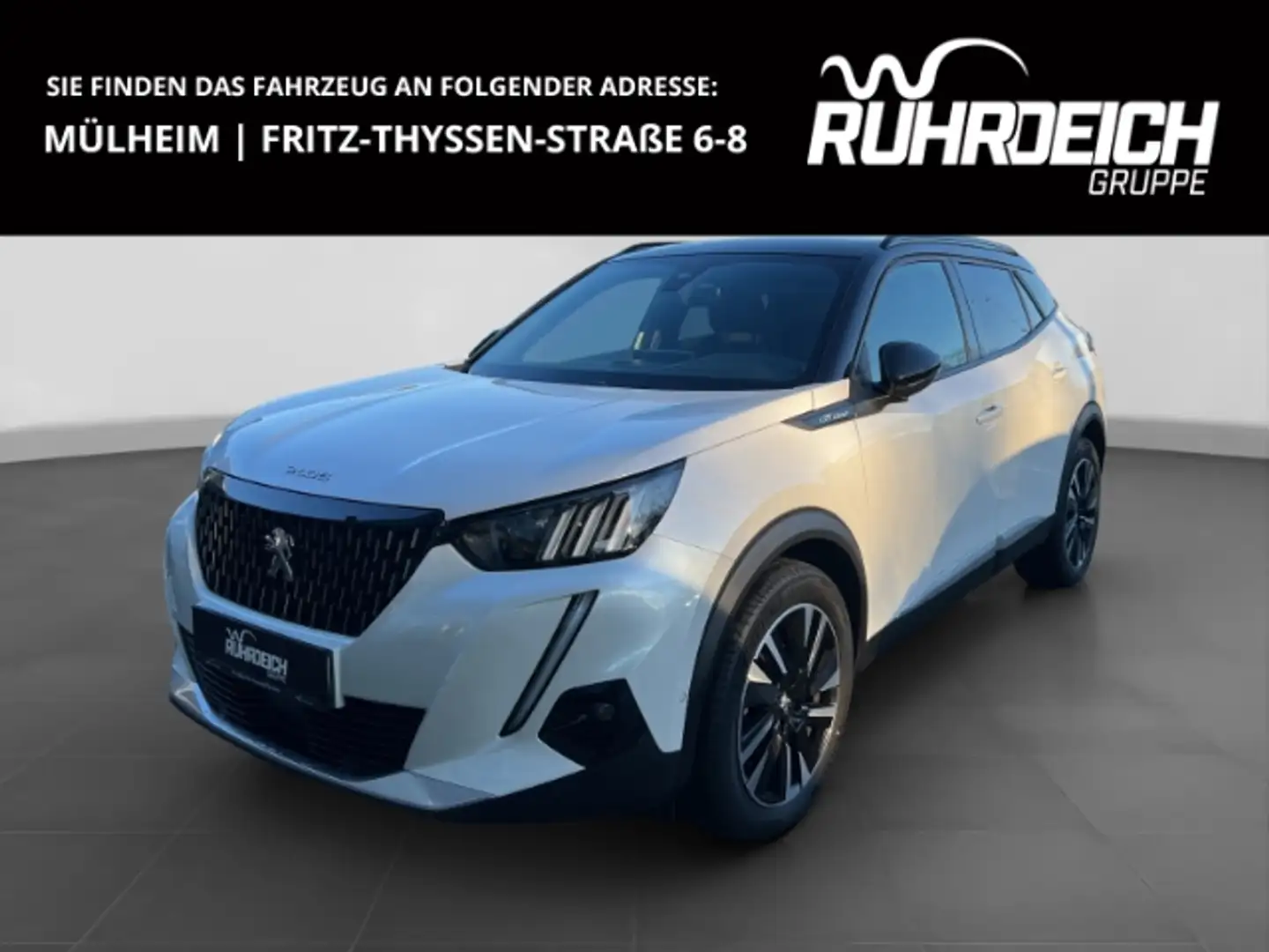 Peugeot 2008 GT 1.2 PureTech 130 EU6d Navi Leder Massagesitze L Weiß - 1
