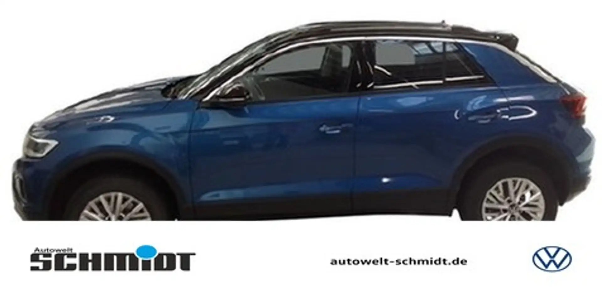 Volkswagen T-Roc 1,5 TSI Life ACC LED Standheizg Navi Parkassist... Blauw - 1