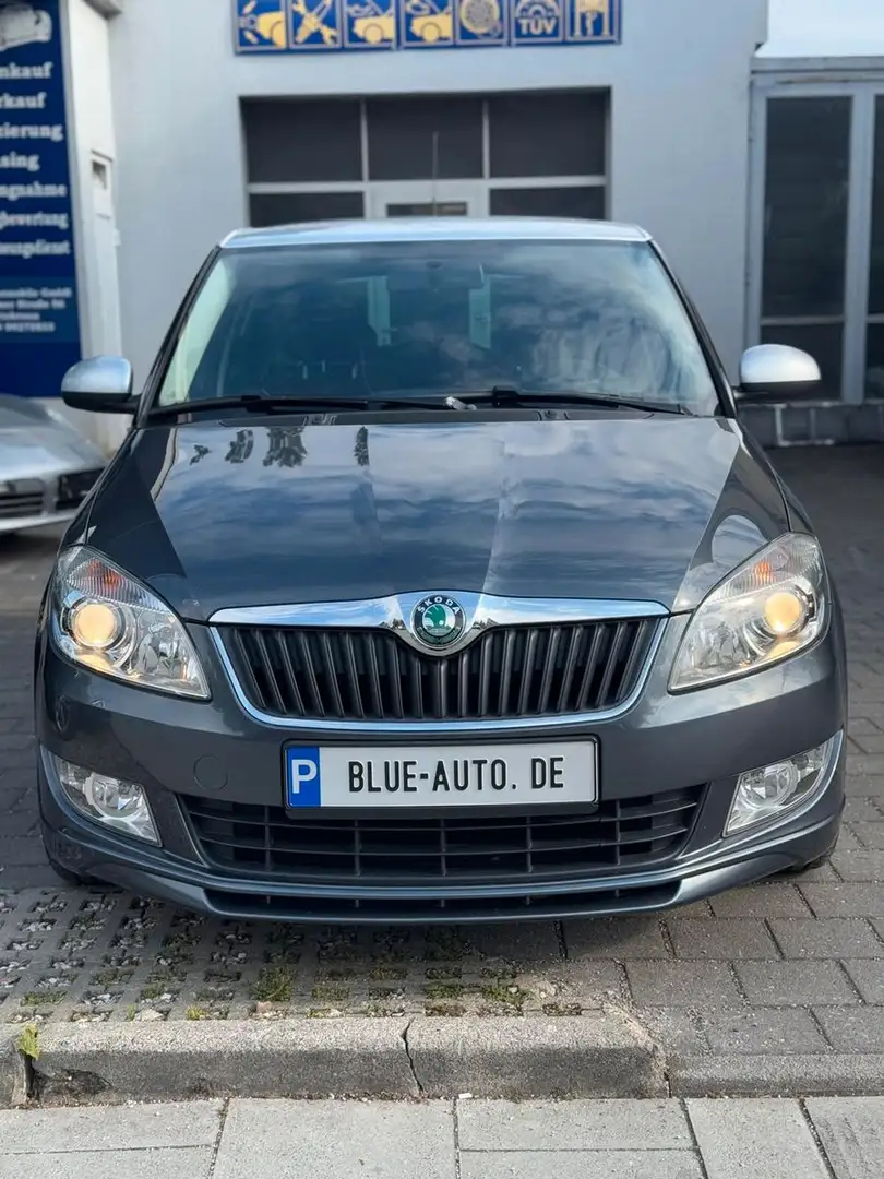 Skoda Fabia Sportline Klimaaut. Scheckheft PDC SHZ Grijs - 2