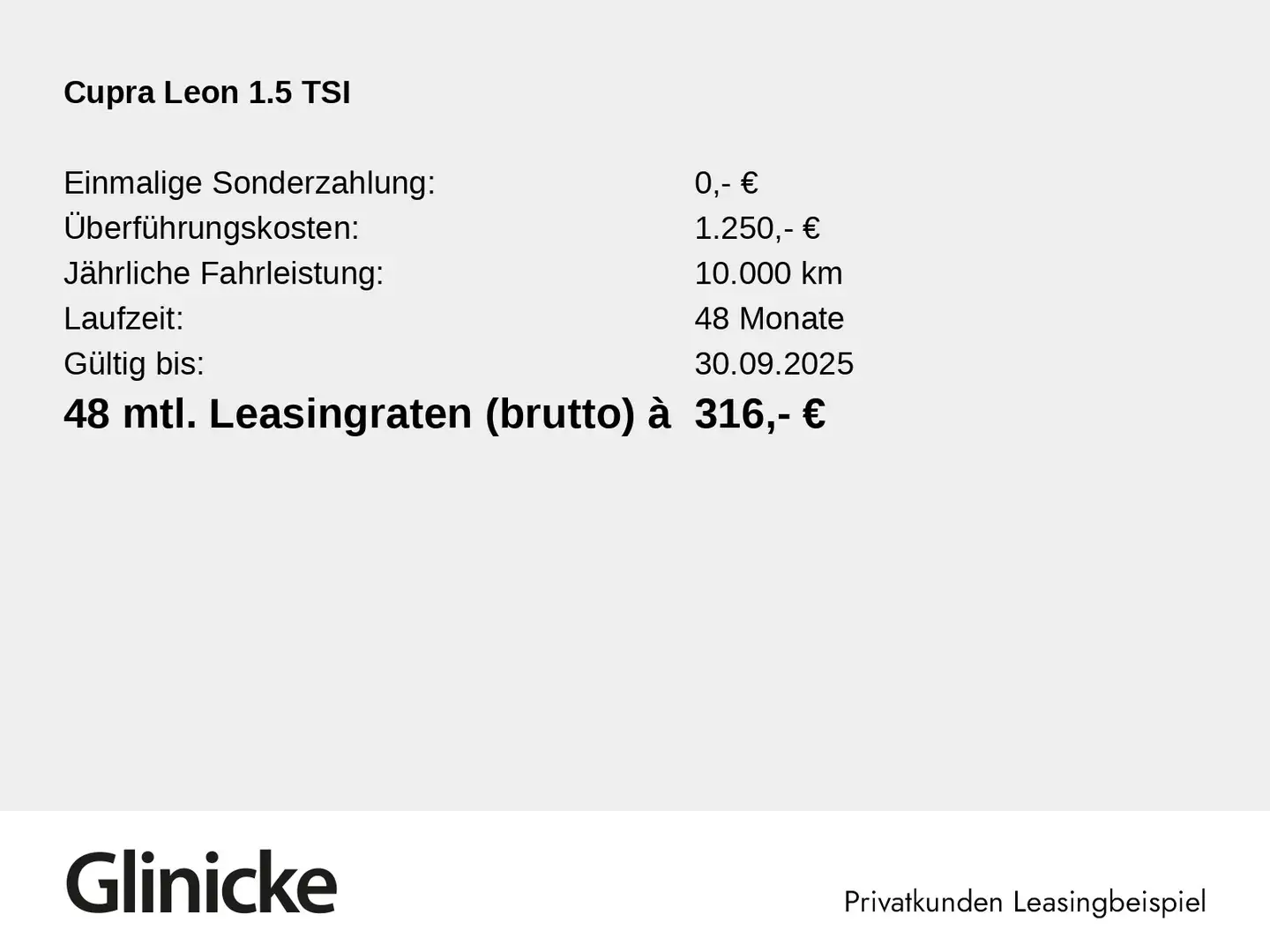 CUPRA Leon 1.5 TSI 110 kW Navi Sitzheizung Grau - 2