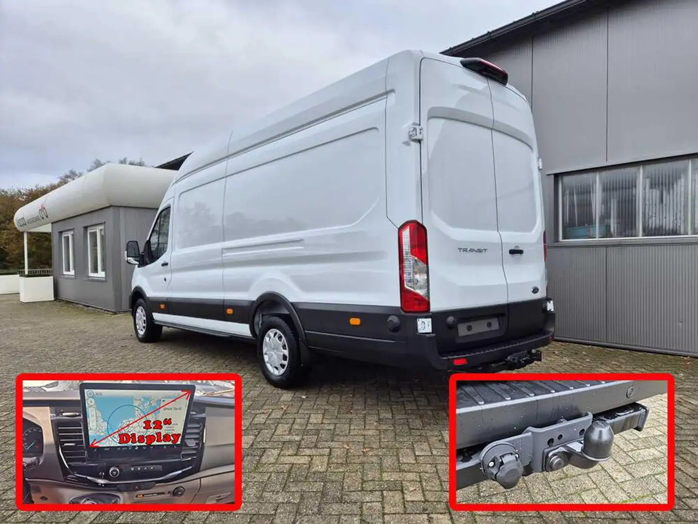 Ford Transit 350 L4H3 2.0 EcoBlue 130PS Trend Heckantrieb 3,5t Weiß - 1