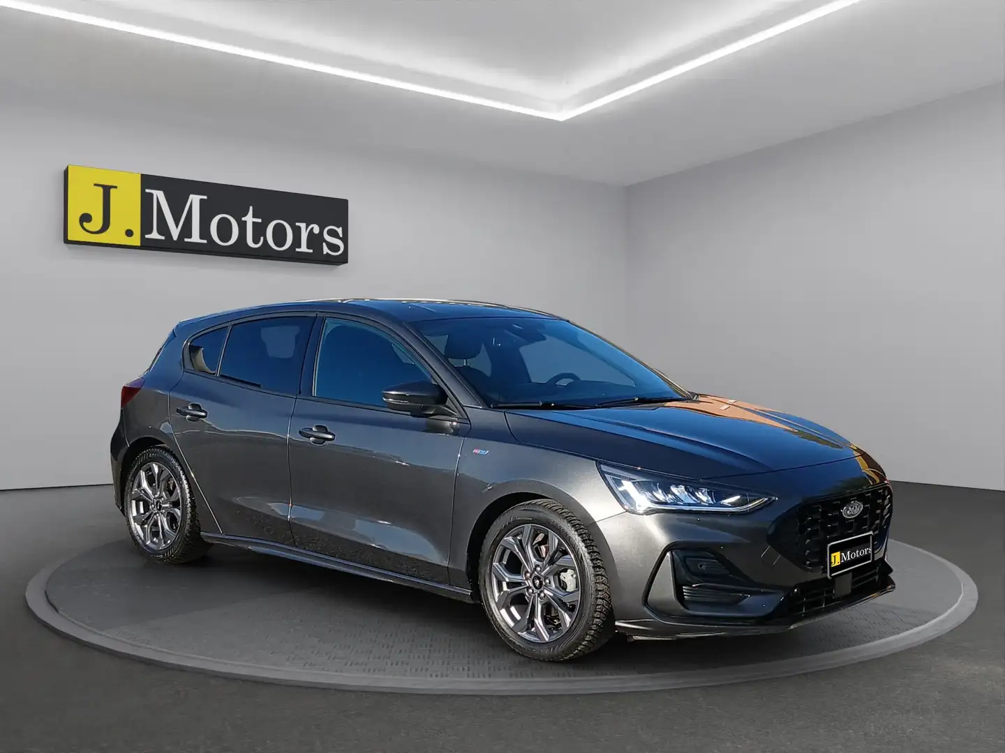 Ford Focus HYBRID 125CV 5p. ST-Line Navigatore Sensori Gris - 1