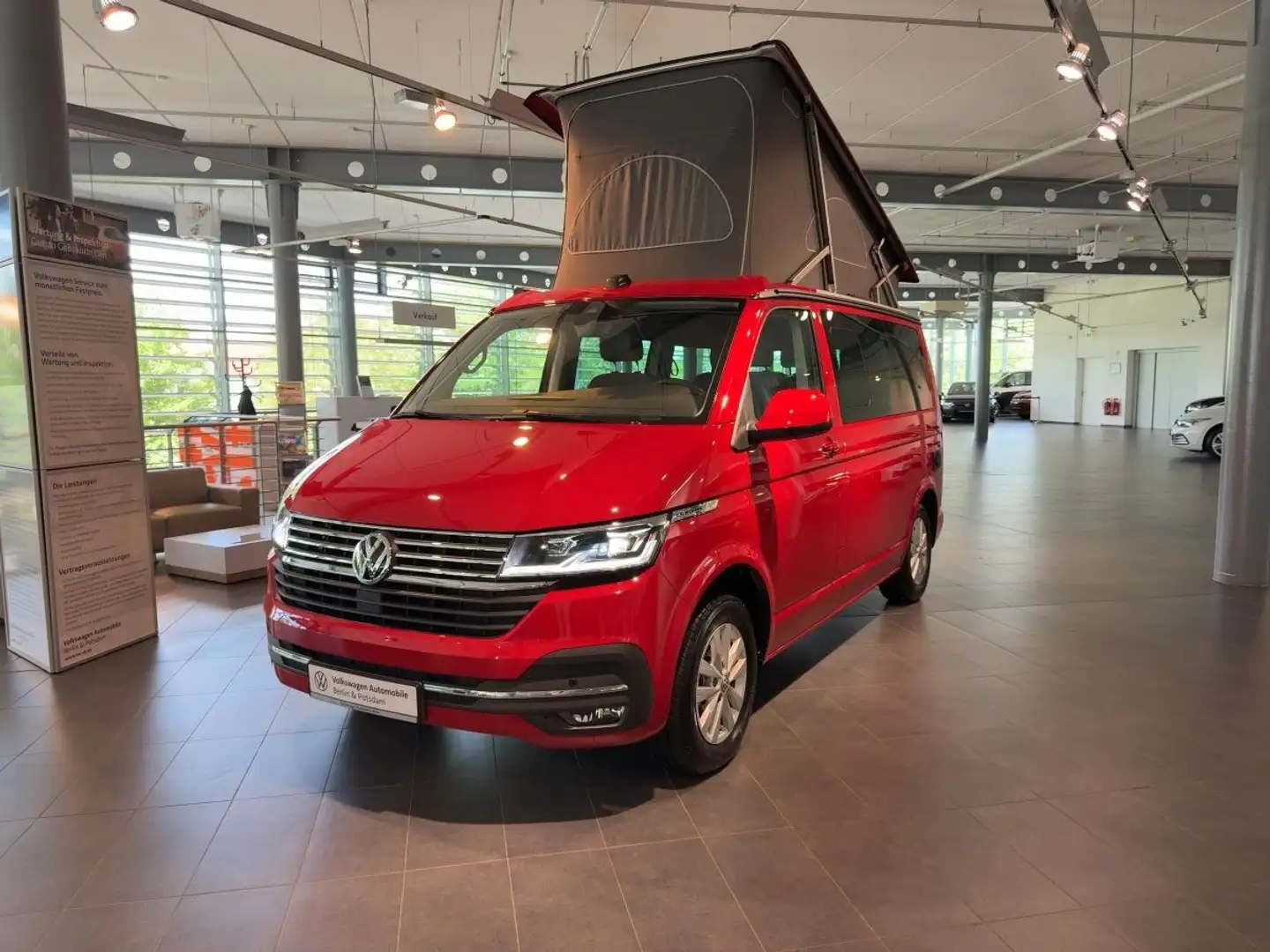 Volkswagen T6.1 California 2.0TDI DSG OCEAN STHZG AHK NAVI Rouge - 2