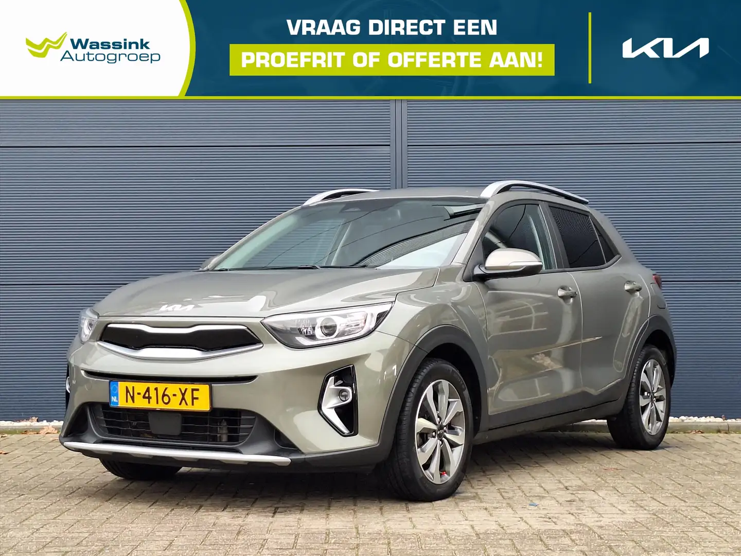 Kia Stonic 1.0 T-GDi 100pk DynamicPlusLine Green - 1