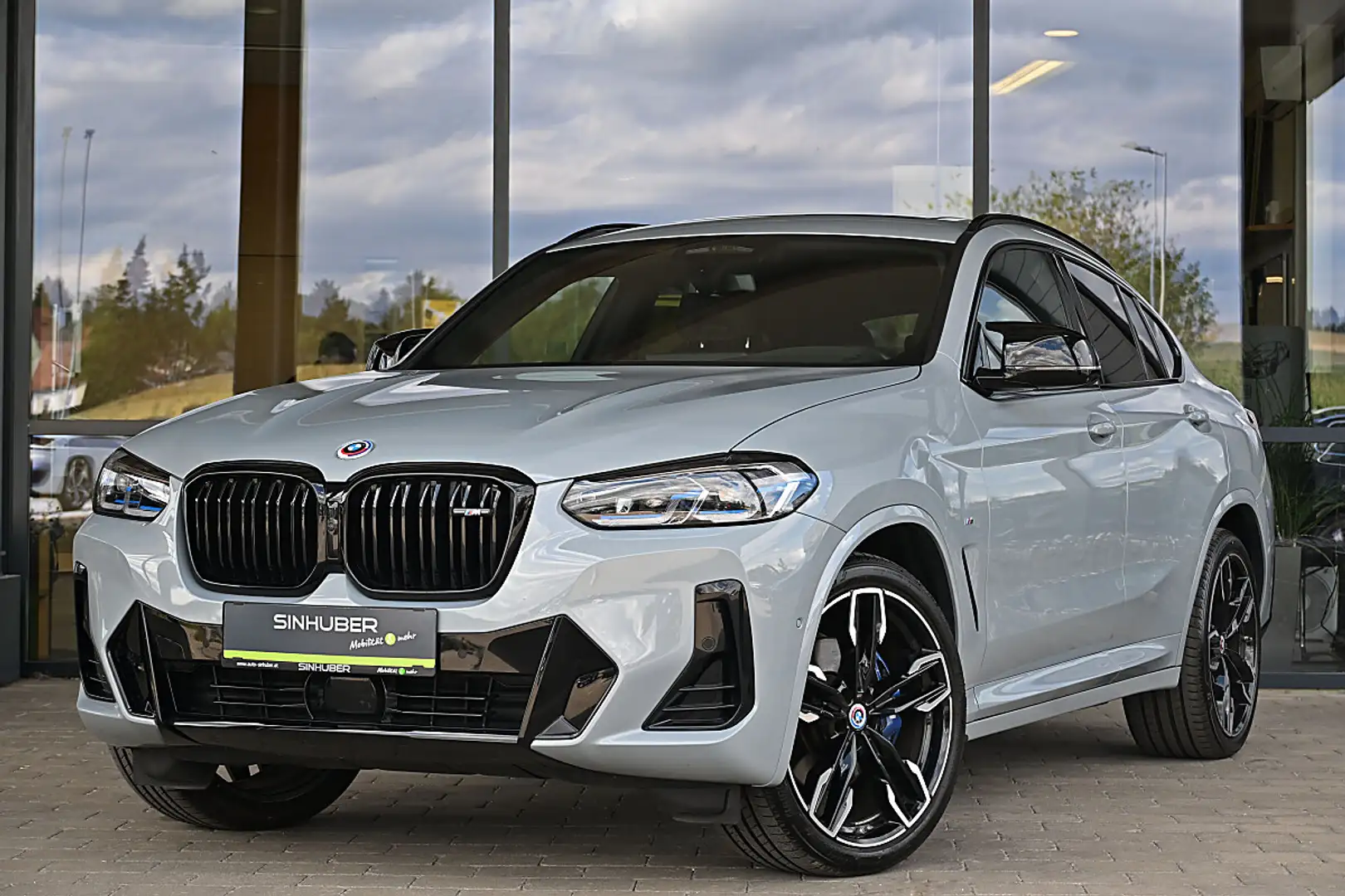 BMW X4 M 40d 48 V Aut. NP €115k ACC, AHK elektr, Laser, ... Grau - 1