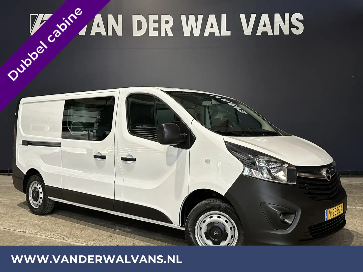 Opel Vivaro 1.6 CDTI 126pk L2H1 Dubbele cabine Euro6 Airco | 5 Wit - 1