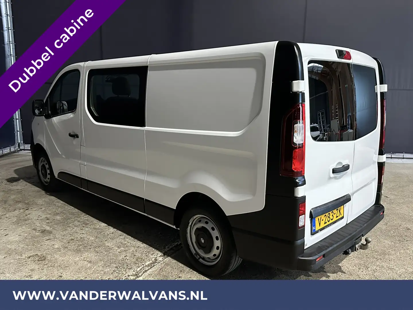 Opel Vivaro 1.6 CDTI 126pk L2H1 Dubbele cabine Euro6 Airco | 5 Wit - 2