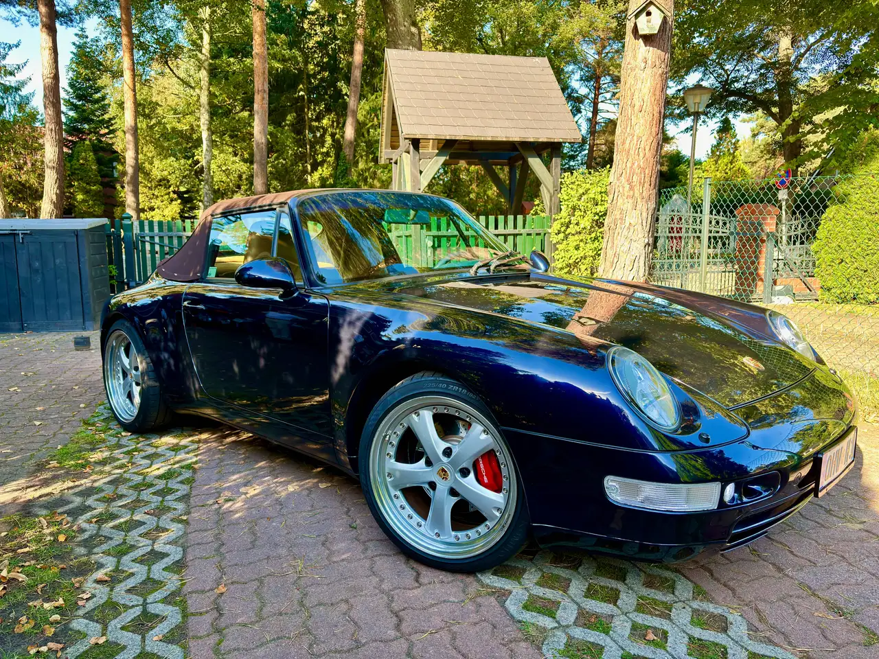 Porsche 993 911 Carrera Cabrio Nachtblau metallic *Liebhaberfahrzeug*, foto 2