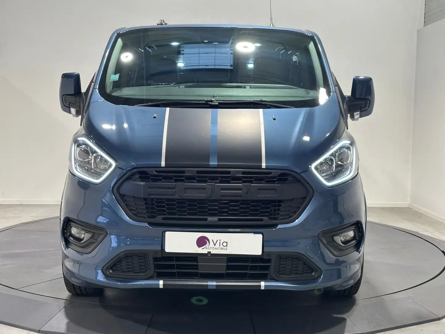 Ford Transit Custom 320 L2H1 2.0 ECOBLUE 170 BVA SPORT - TVA Récupérable - Garantie Ford - Bleu - 2