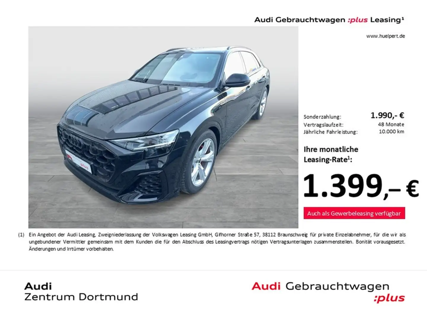 Audi SQ8 quattro BLACKPAK LASERLICHT LUFTFEDER 22" Negro - 1