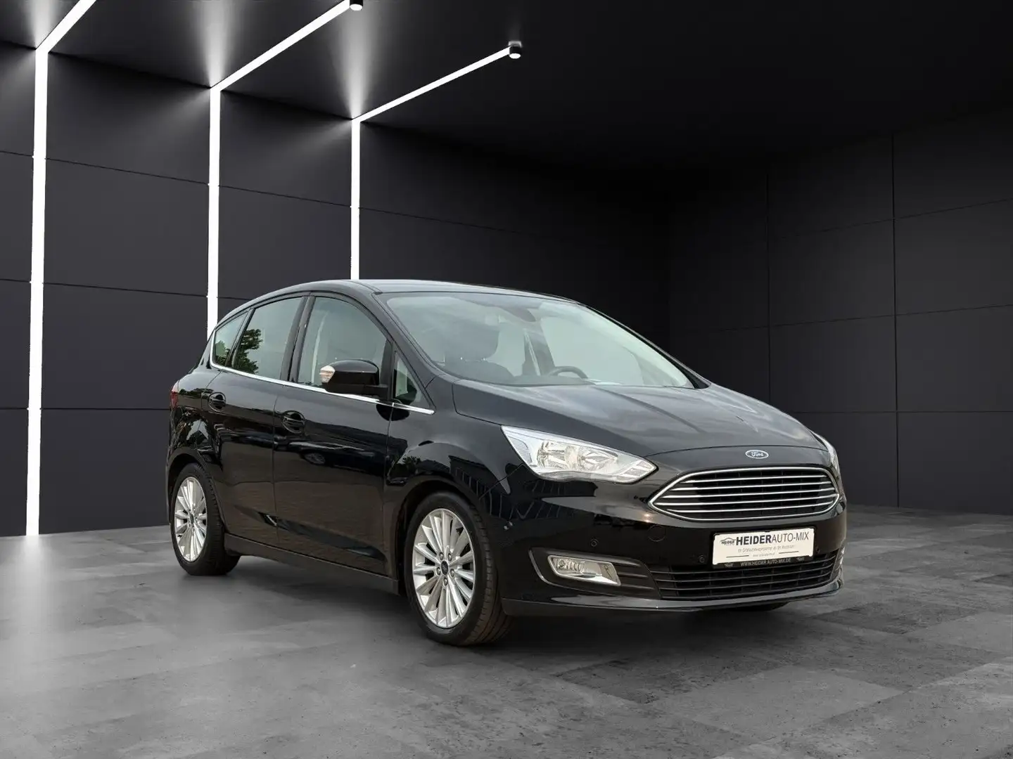 Ford C-Max Titanium NAVI|TEMPOMAT|KAMERA|PDC|AHK|STHZ Negro - 1