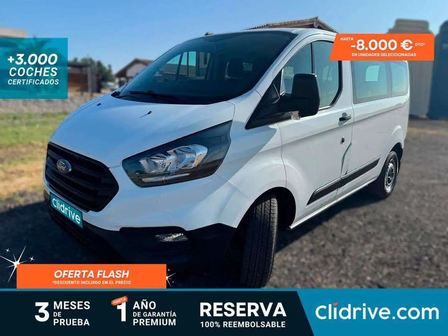 Ford Transit 2.0 TDCI 96kW 320 L1 Nugget Auto Blanco - 1