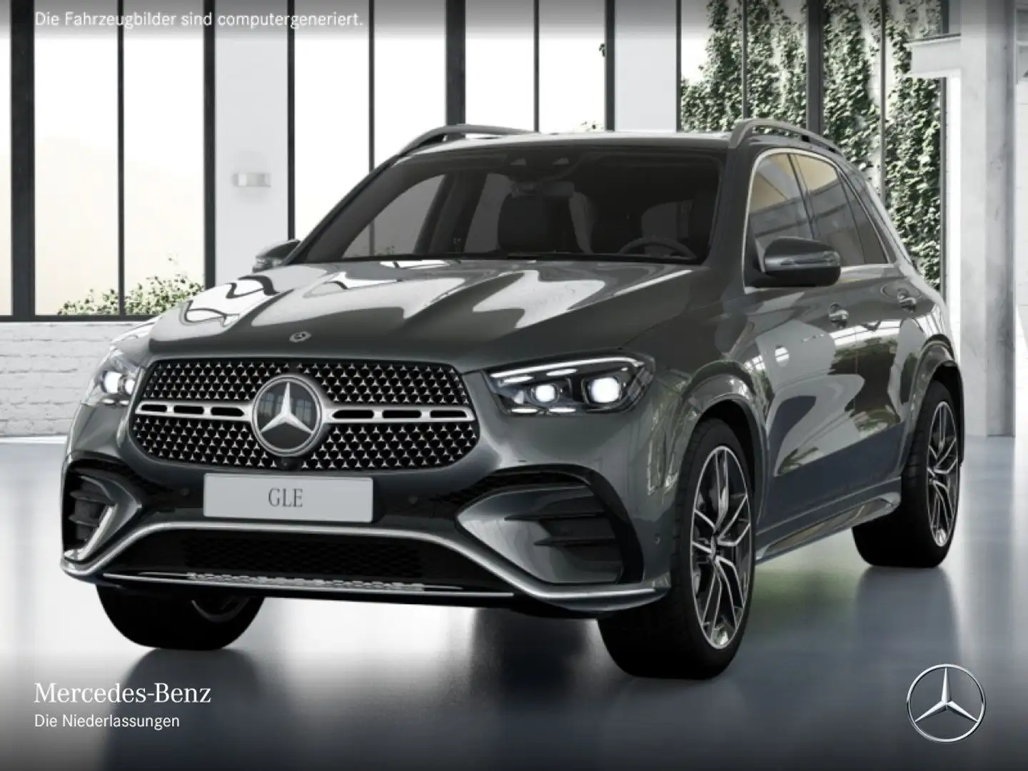 Mercedes-Benz GLE 450 4M AMG+PANO+360+AHK+MULTIBEAM+22"+HUD+SPUR Grau - 2