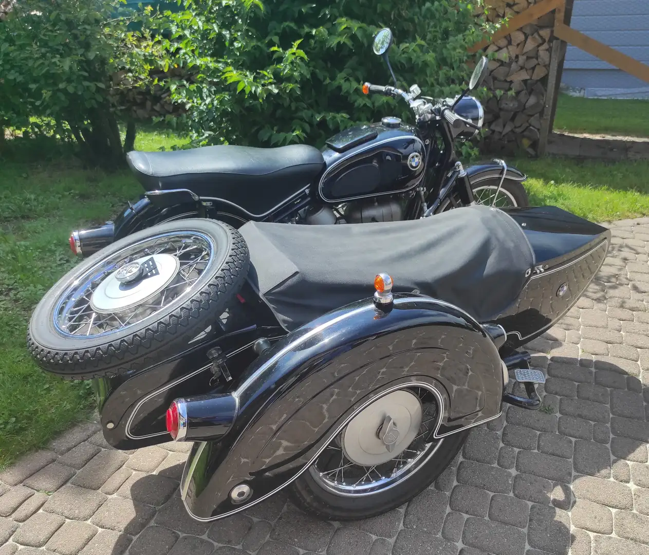 BMW R 60 OSTERANGEBOT BMW R60/2 Gespann mit Steib Seitenwagen TR500 (keine R50 R69) Negro - 1