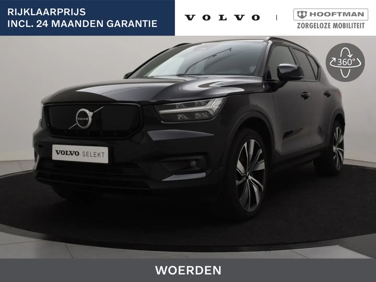 Volvo XC40 RECHARGE P8 INTRO EDITION SCHUIFDAK 360GR CAM 20IN Nero - 1