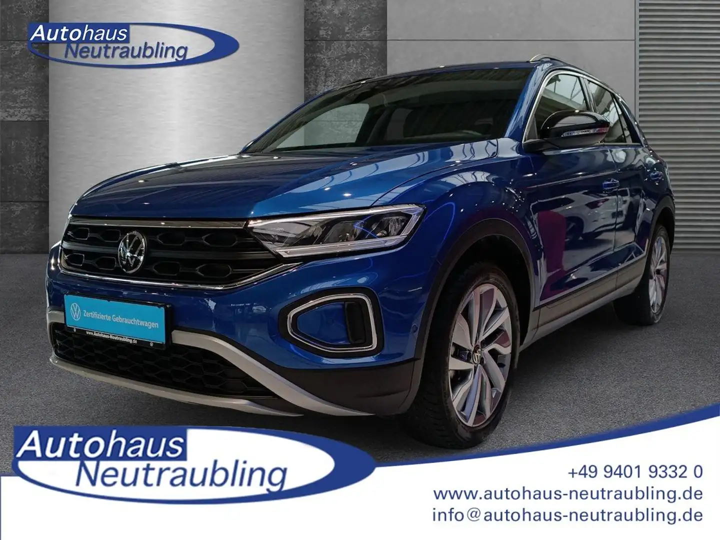 Volkswagen T-Roc 1.0 TSI "GOAL" 116 PS +NAVI+LED+SHZ+REARVIEW+ Blau - 1