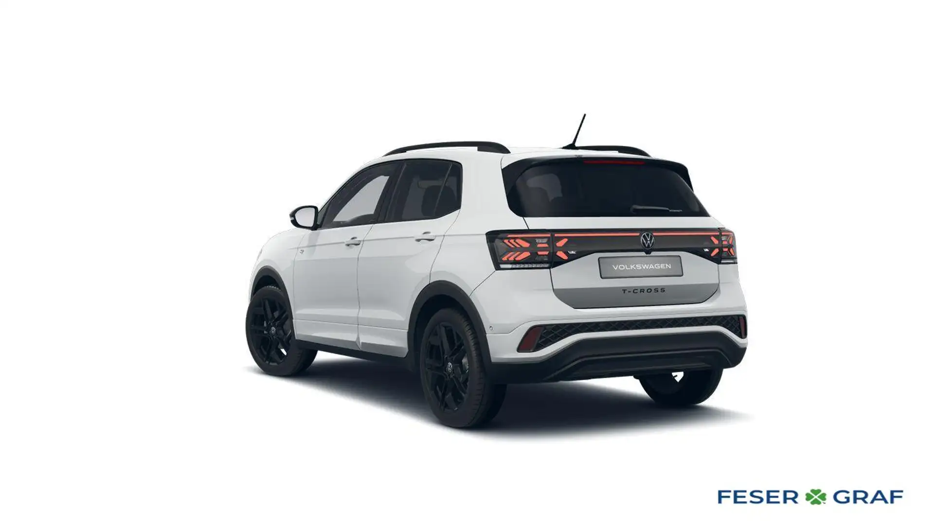 Volkswagen T-Cross 1.5 TSI DSG R-Line BLACK NAVI KAMERA APP Weiß - 2