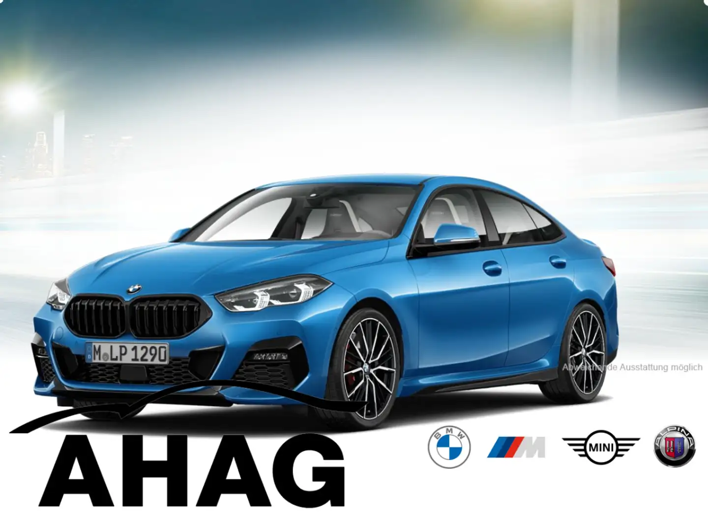 BMW 220 i xDrive Gran Coupe Steptr. EditionCo Navi Leder B Blau - 2