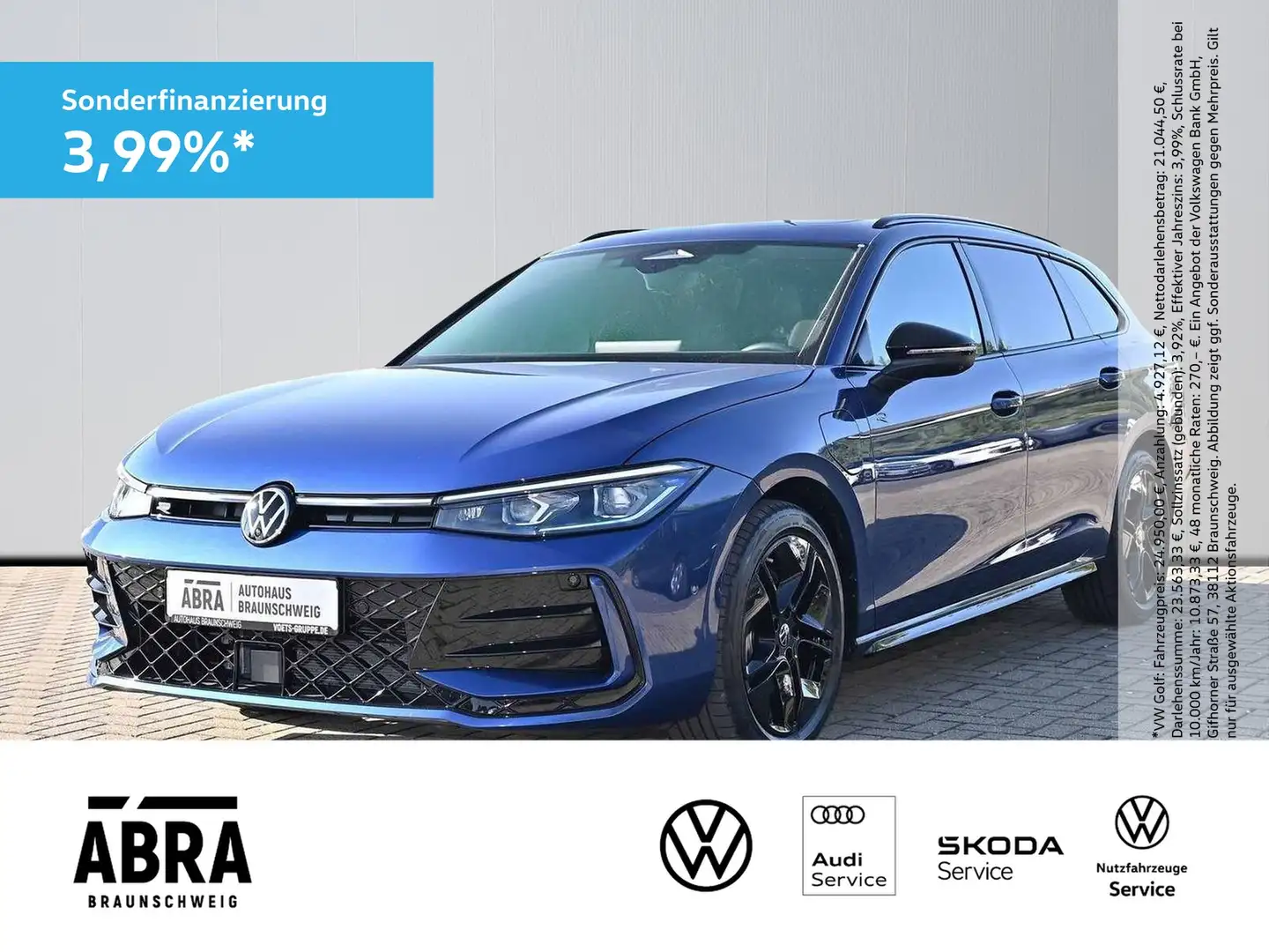 Volkswagen Passat Variant 1.5 TSI eHybrid R-Line DSG PANO+HuD+LED+NAV Blau - 1