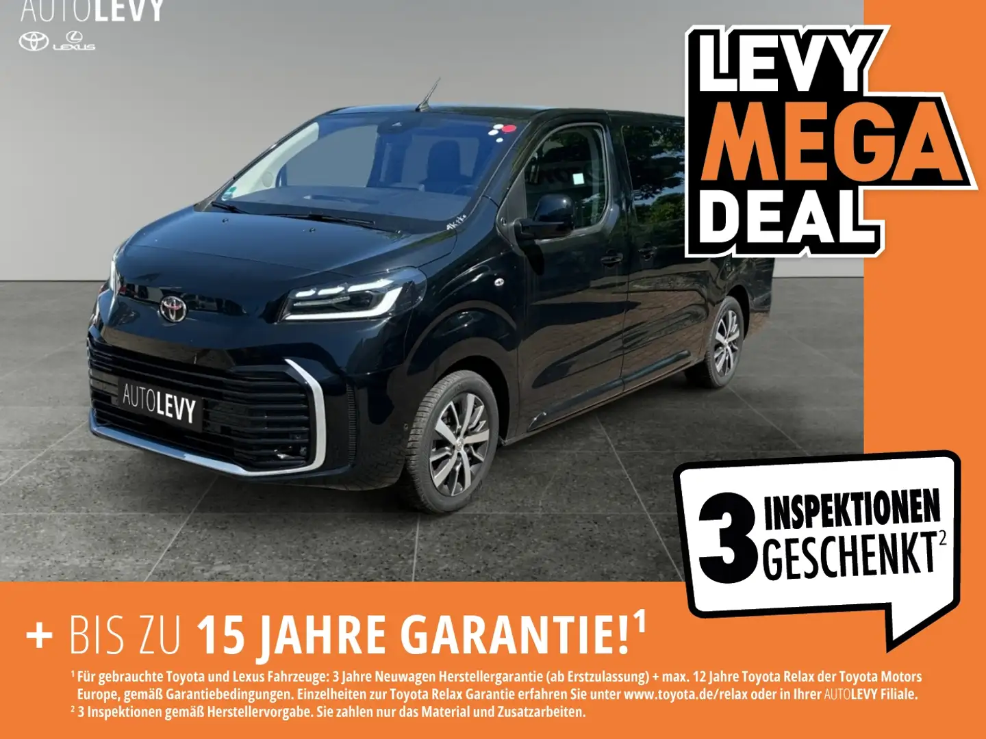 Toyota Proace Verso 2.0 D-4D L2 D Team Deutschland ACC Schwarz - 1