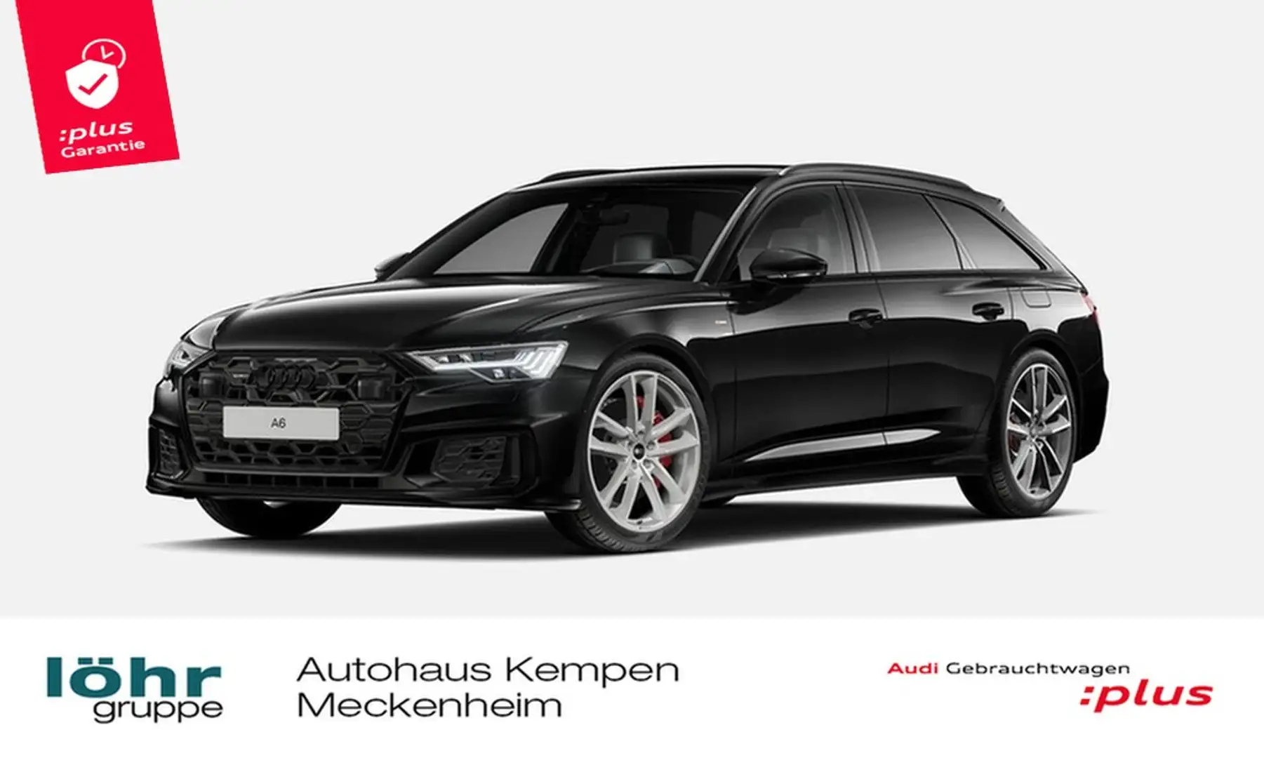 Audi A6 Avant 55 TFSI e Q S line 21"|360°|TV|B&O|HuD Schwarz - 1